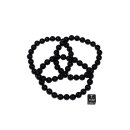 Onyx gef. Armband Kugel ca. 0,8 / 21cm VE10St.