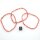 Rhodochrosit Armband Linse fac. ca. 0,4x0,3 / 19cm