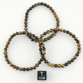 Tigerauge Armband Kugel ca. 0,4 / 14cm VE5St.