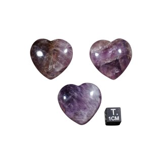 Amethyst Herz ca. 30mm VE3St.